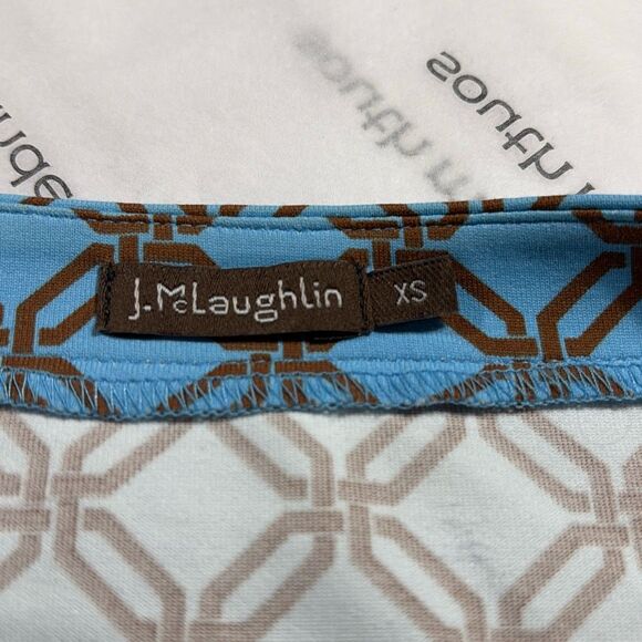 J.McLaughlin Catalina Cloth Square‎ Neck MIDI Pullover Dress Pockets Blue XS - Picture 11 of 13